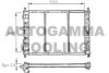 AUTOGAMMA 100262 Radiator, engine cooling